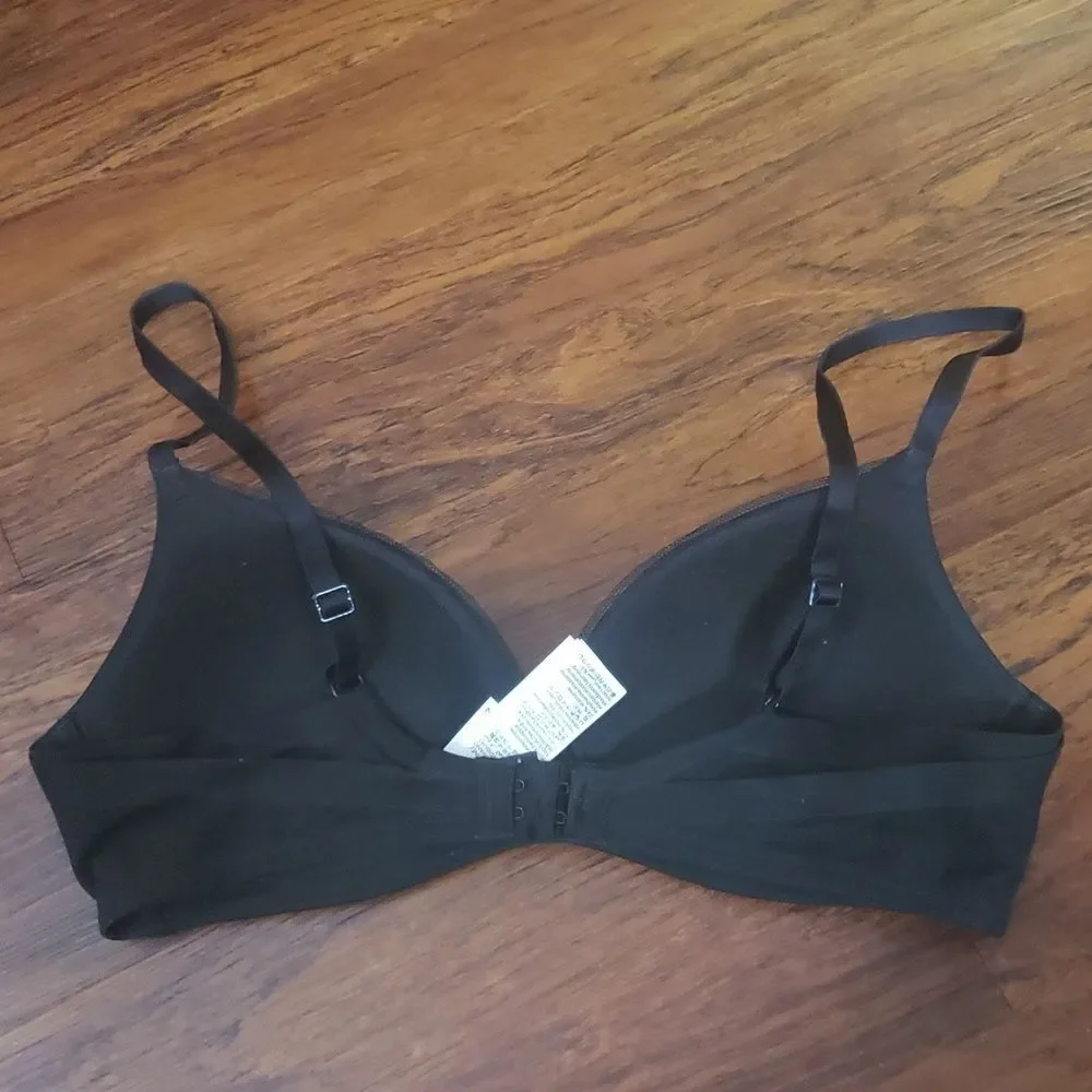 Calvin Klein Black Chic Feminine Classic Essential Trendy Bra Size small
